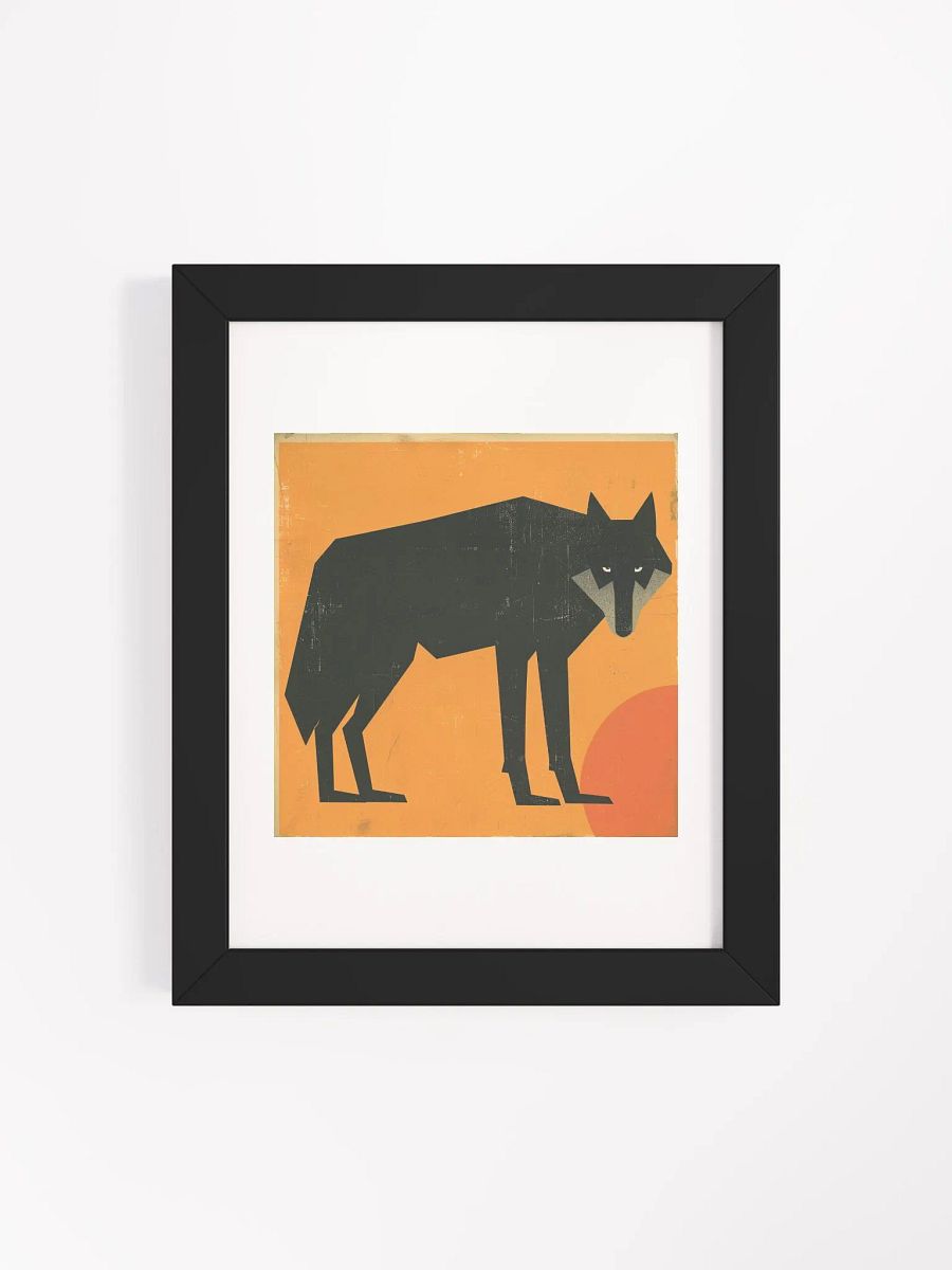 Framed Wolf Fenrir Print product image (37)