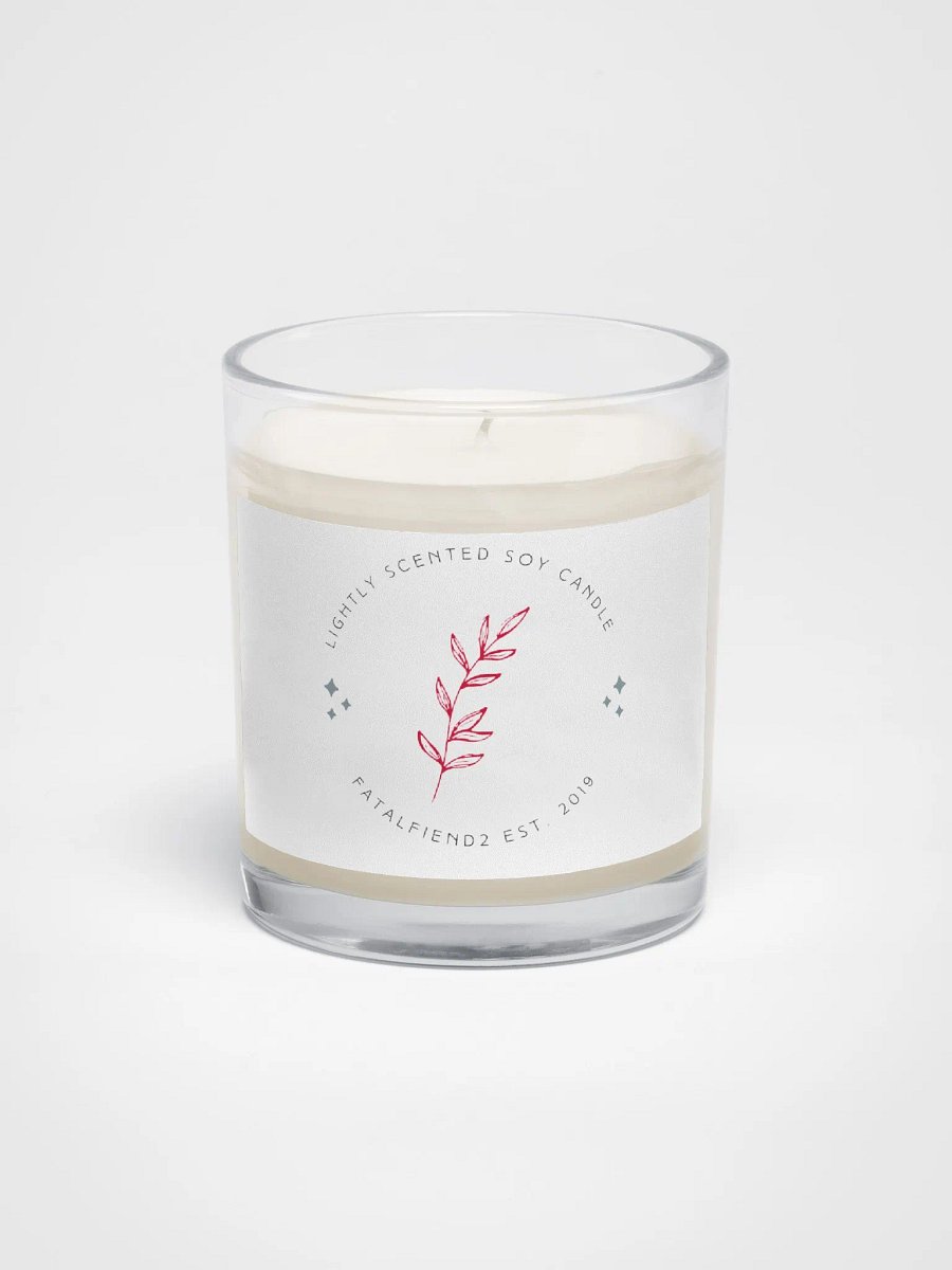 Lightly scented soy candle product image (1)