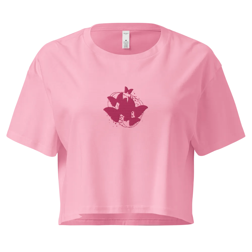 Butterfly: Womens crop t-shirt product image (12)
