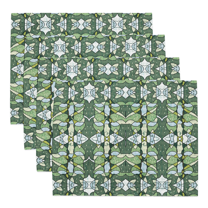 Cucumber Lineage – Water-Resistant Placemat Set product image (1)