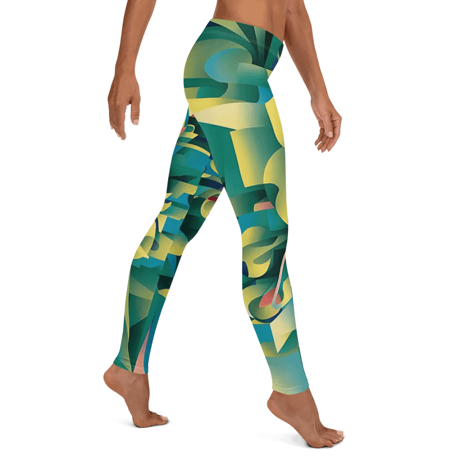 Abstract Lithographic Pattern Design leggings - V8 product image (5)