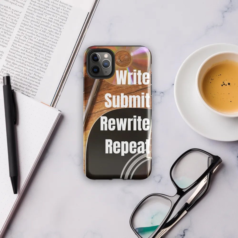 Write Submit Rewrite Repeat Toughness iPhone® Case product image (71)