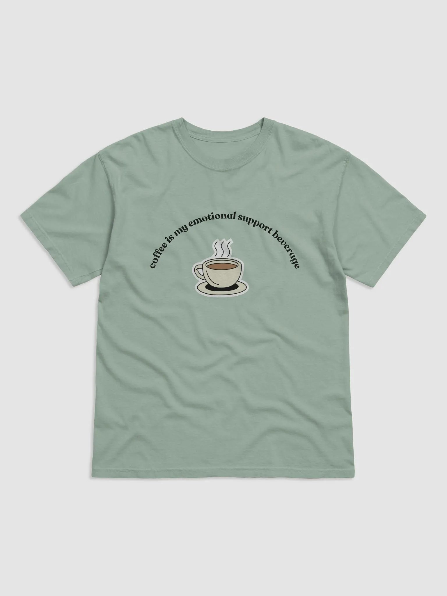 Coffee=Emotional Support T-Shirt (black) product image (1)