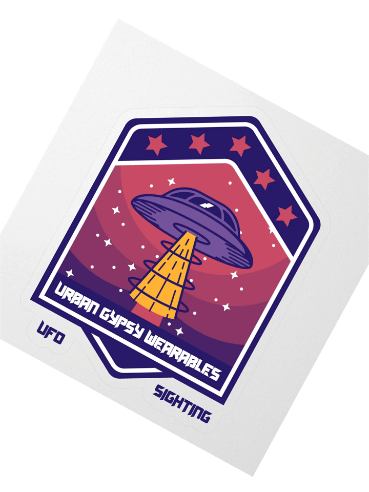 UFO Sighting Kiss Cut Sticker product image (2)