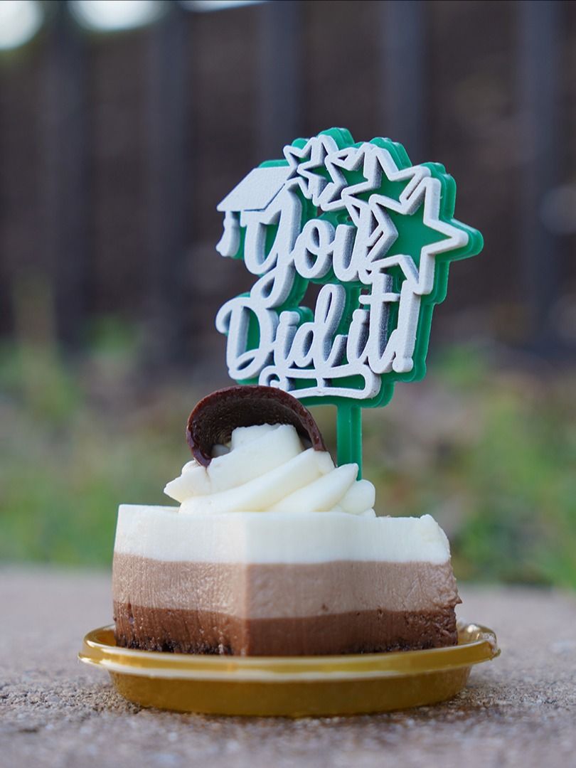 You Did It! - Graduation Topper - Laser Cut Design File product image (8)