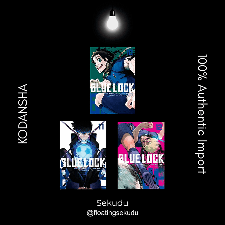 [Authentic] Blue Lock Manga (English) Vol 10, 11, 12 | Kodansha [Brand New] product image (1)