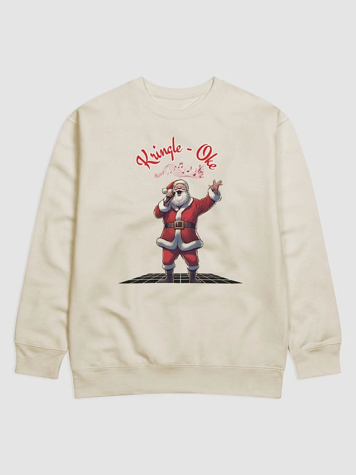 Kringle - Oke, Karaoke Singing Santa - Christmas Sweatshirt product image (6)