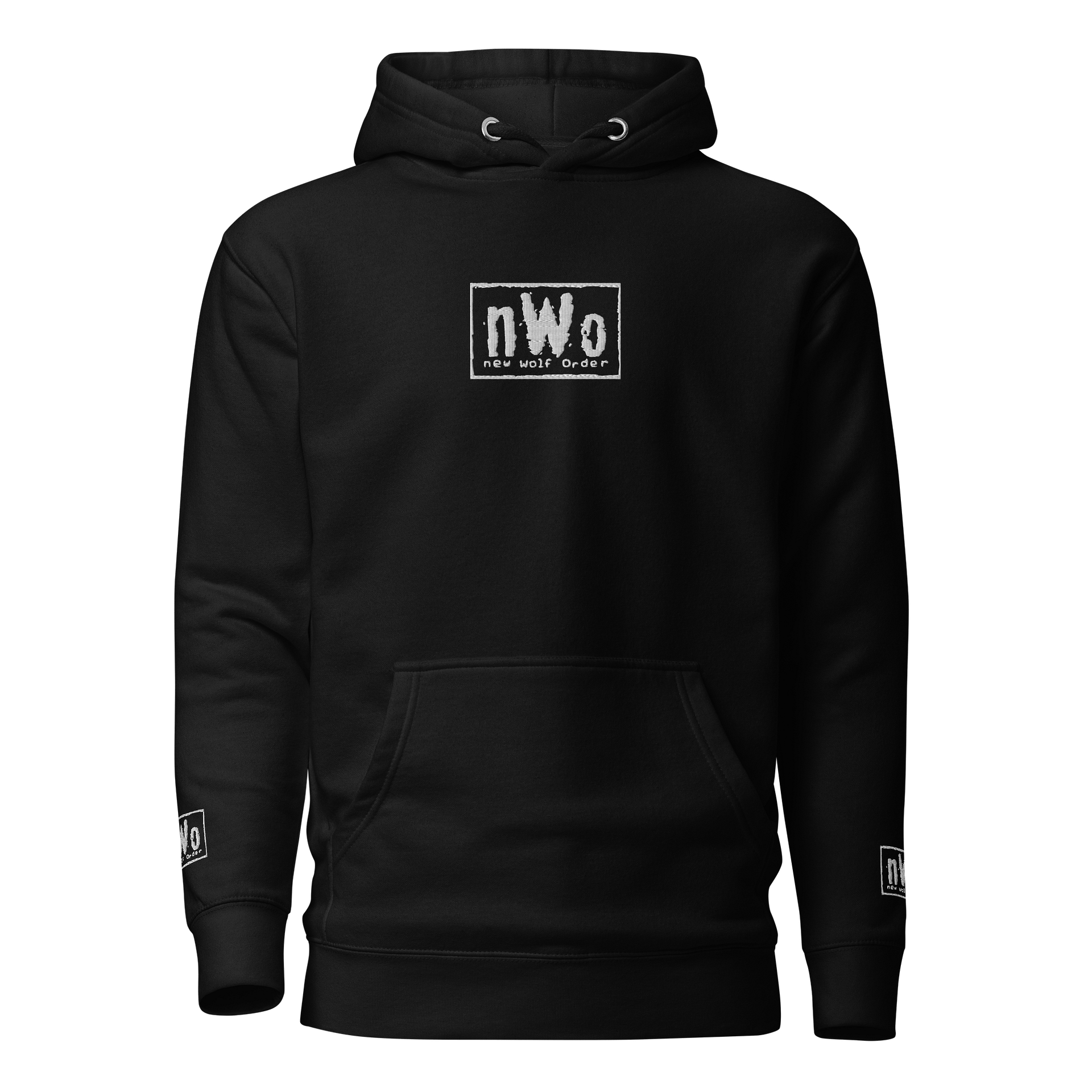 nWo Distressed Small Logo Premium Hoodie product image (1)