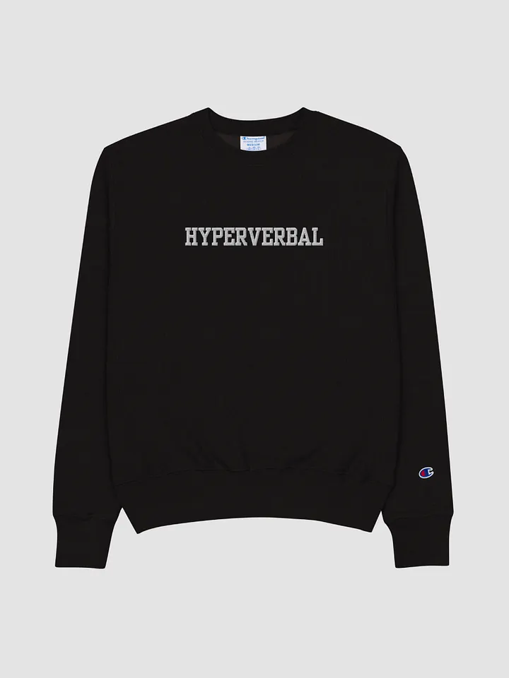 HYPERVERBAL embroidered Champion Crewneck product image (1)