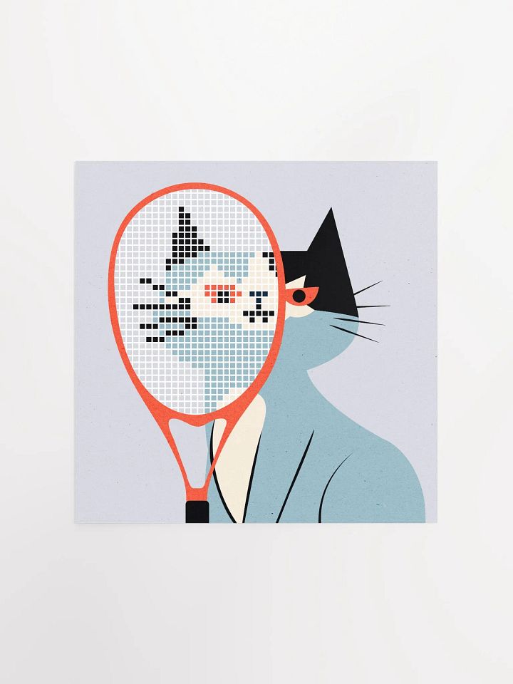 Tennis Racket Art Print product image (1)