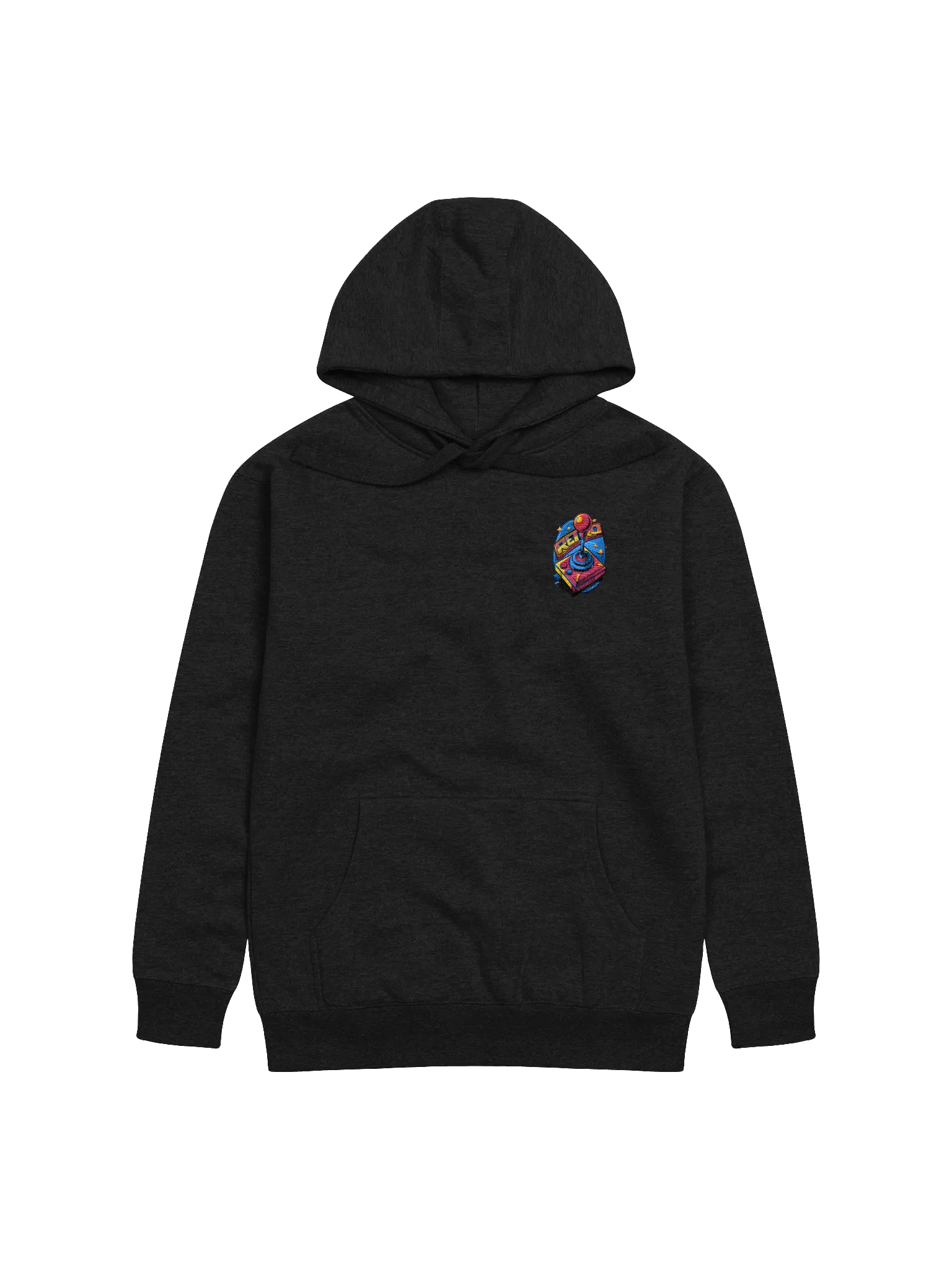 Retro Joystick Left Embroidered Hoodie product image (1)