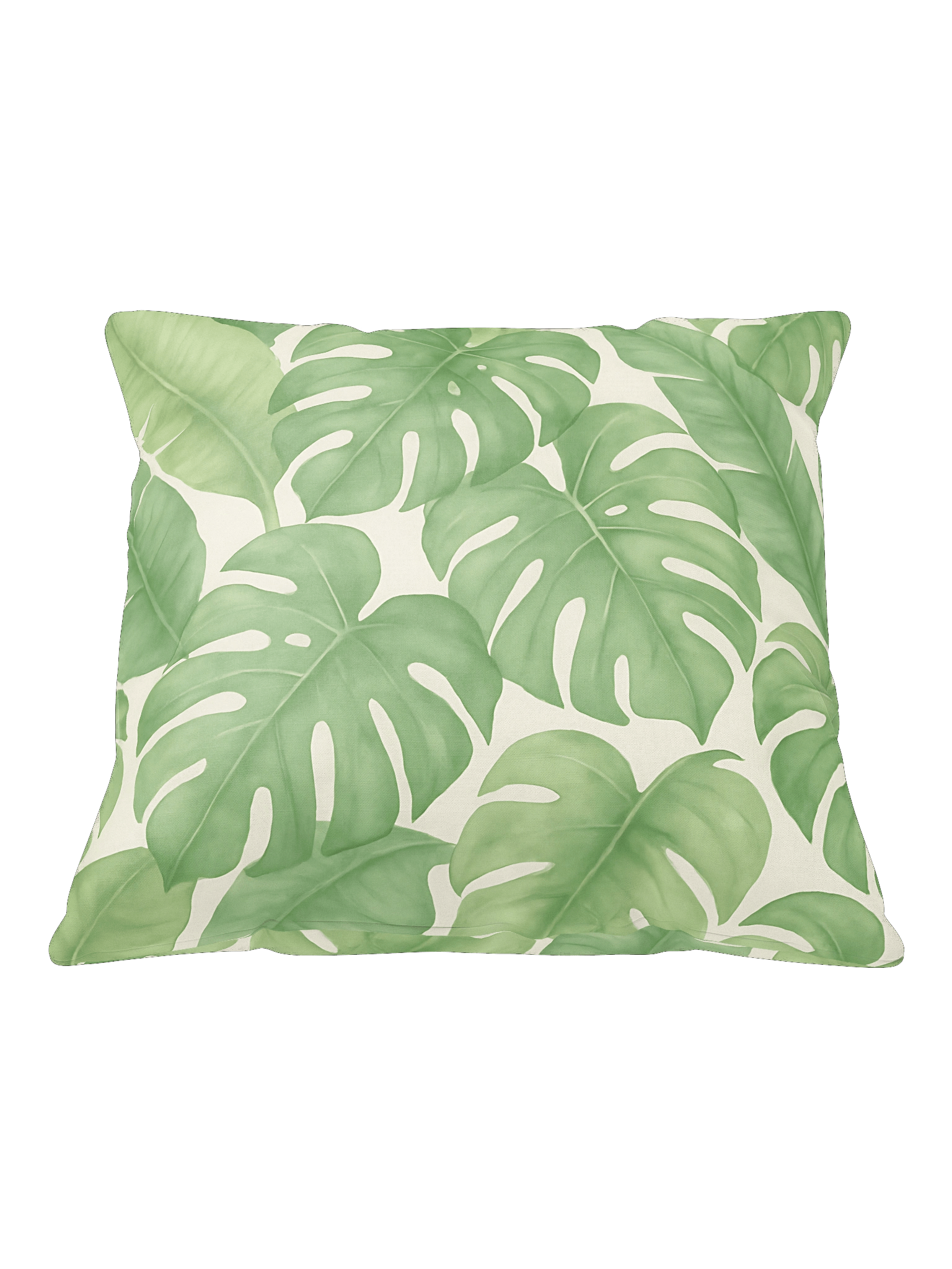 Tropical Green Leaf Theme Modern All-Over Pillow product image (2)