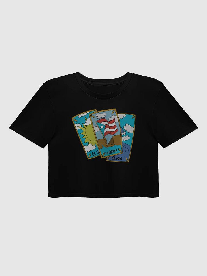 Borinken Tarot Crop Top - El Sol, El Mar, La Patria product image (1)