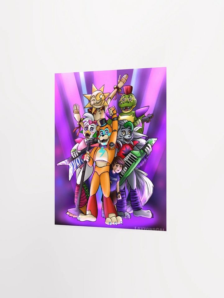Fnaf: SB "Let's Rock!" Poster product image (2)