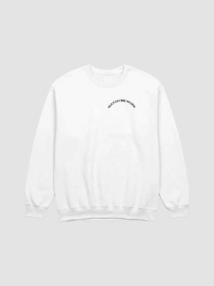 WatchMeWork Signature Crewneck - White product image (1)