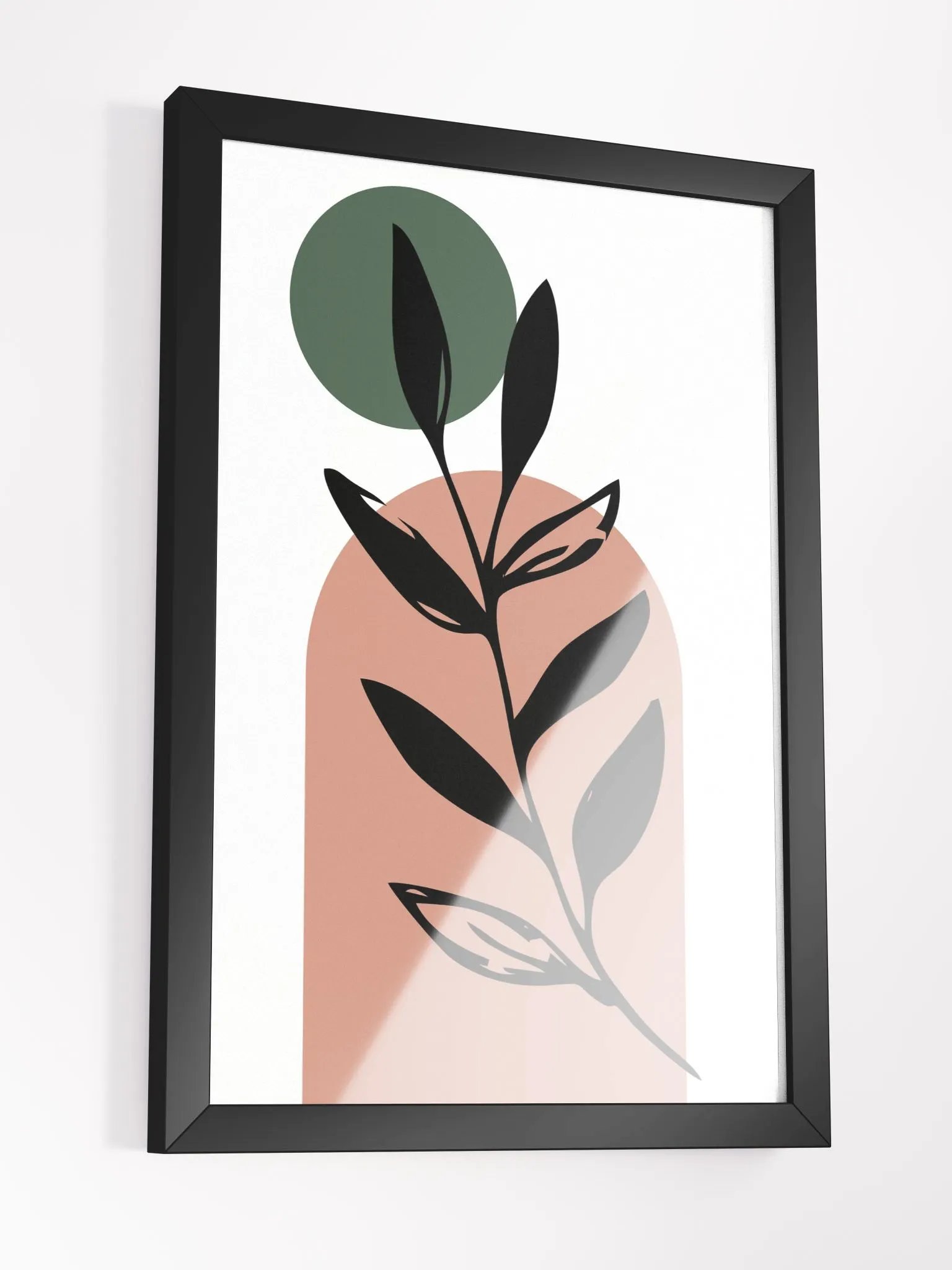 Terracotta Arch Leafy Branch Poster product image (16)