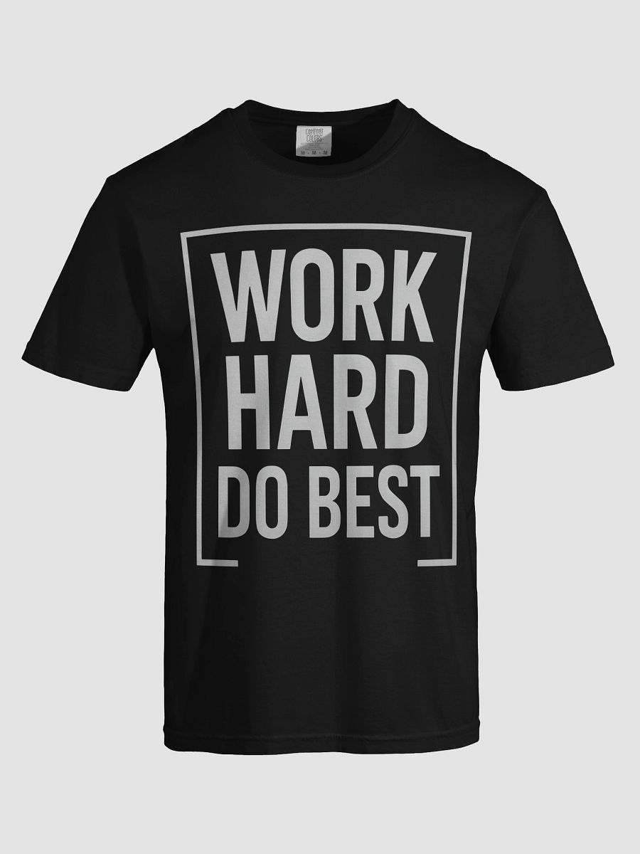 Unlock Your Potential with Matt Damon’s Inspiring Mantra:   Work Hard, Do Best. — Wear the Motivation That Changes Lives product image (5)