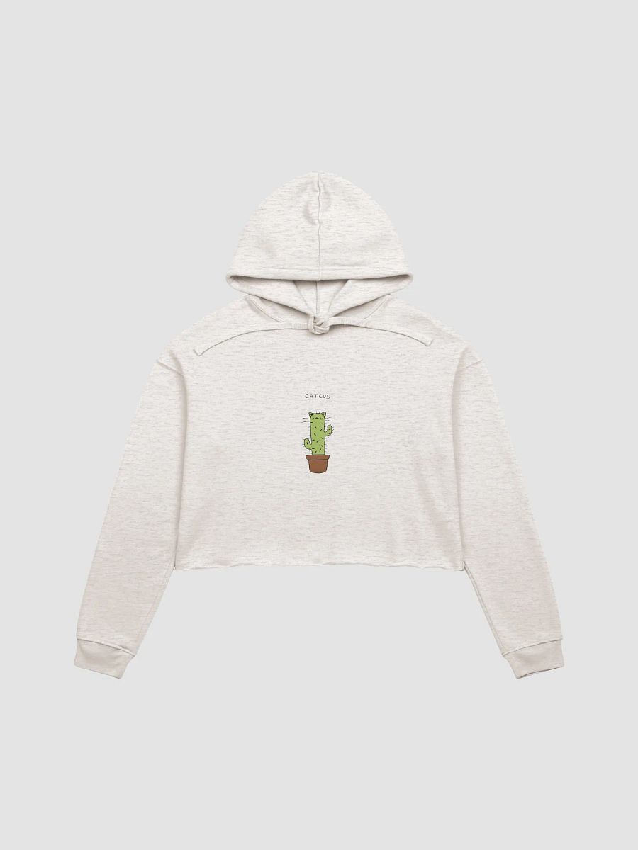Catcus Cartoon Crop Hoodie product image (2)