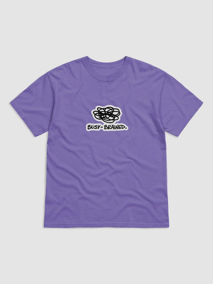 BUSY-BRAINED garment-dyed tee (bubble design) product image (1)