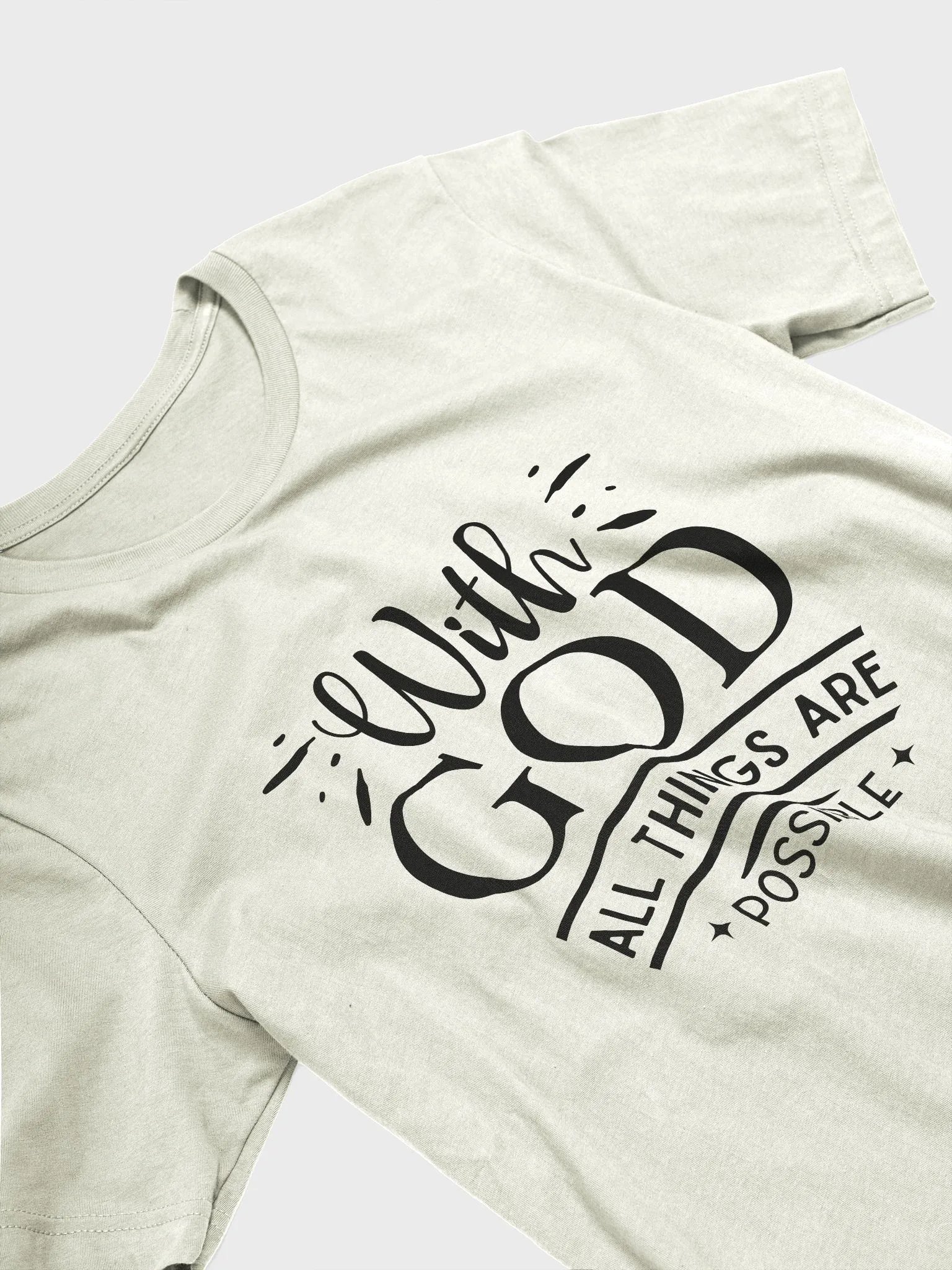 With God all things are possible | Christian| Faith | Inspirational product image (26)