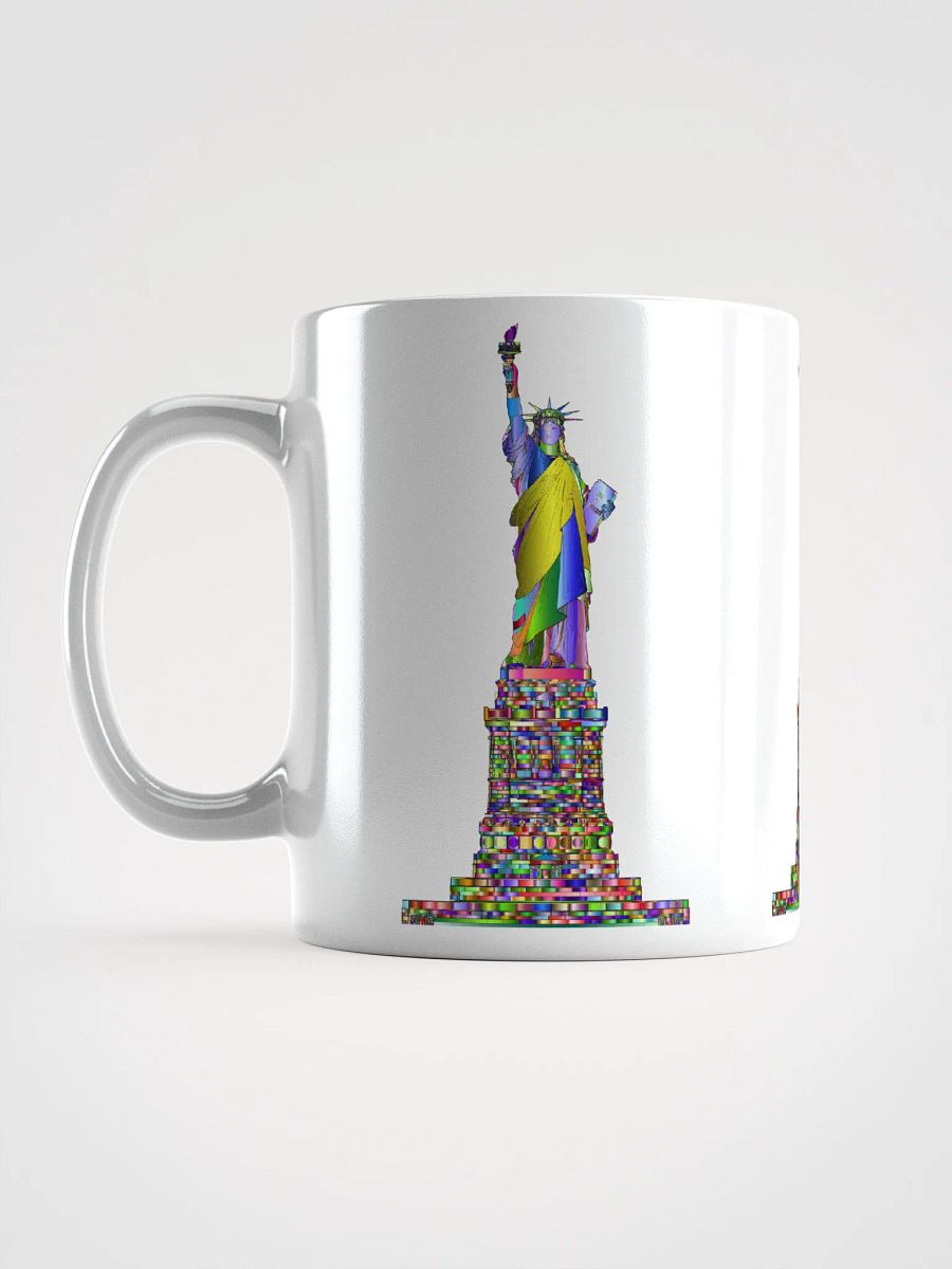 Statue of Liberty -White Glossy Coffee mug product image (11)
