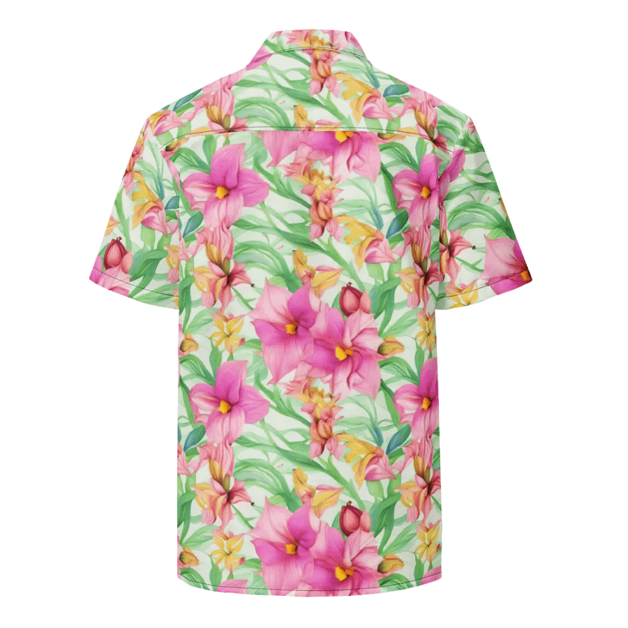 Floral Pattern Naupaka Flowers Hawaiian Shirt product image (2)