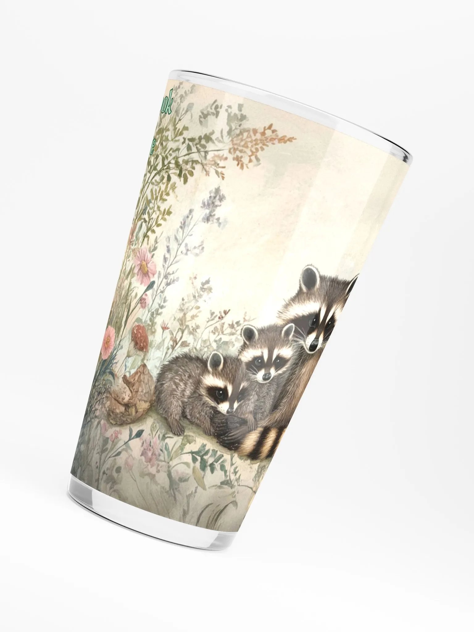 Raccoon Family Glass product image (6)