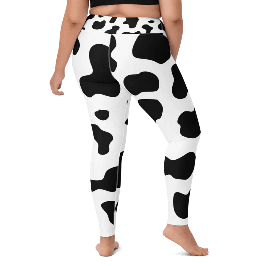 Chic Cow Print Leggings – Trendy & Comfortable for Every Occasion product image (10)