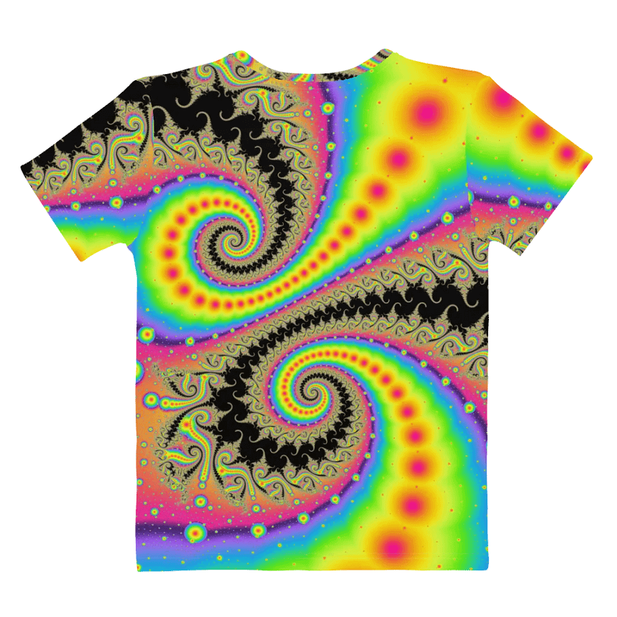 Fractal women's T-shirt - Pink Lemonade and Candy Twists product image (6)