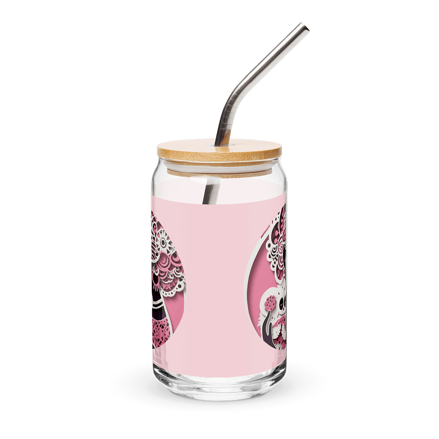 Pink Cookie Monster | Can-Shaped Glass product image (2)