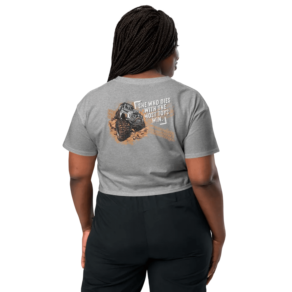 Ladies 'Most Toys' Crop Tee product image (5)