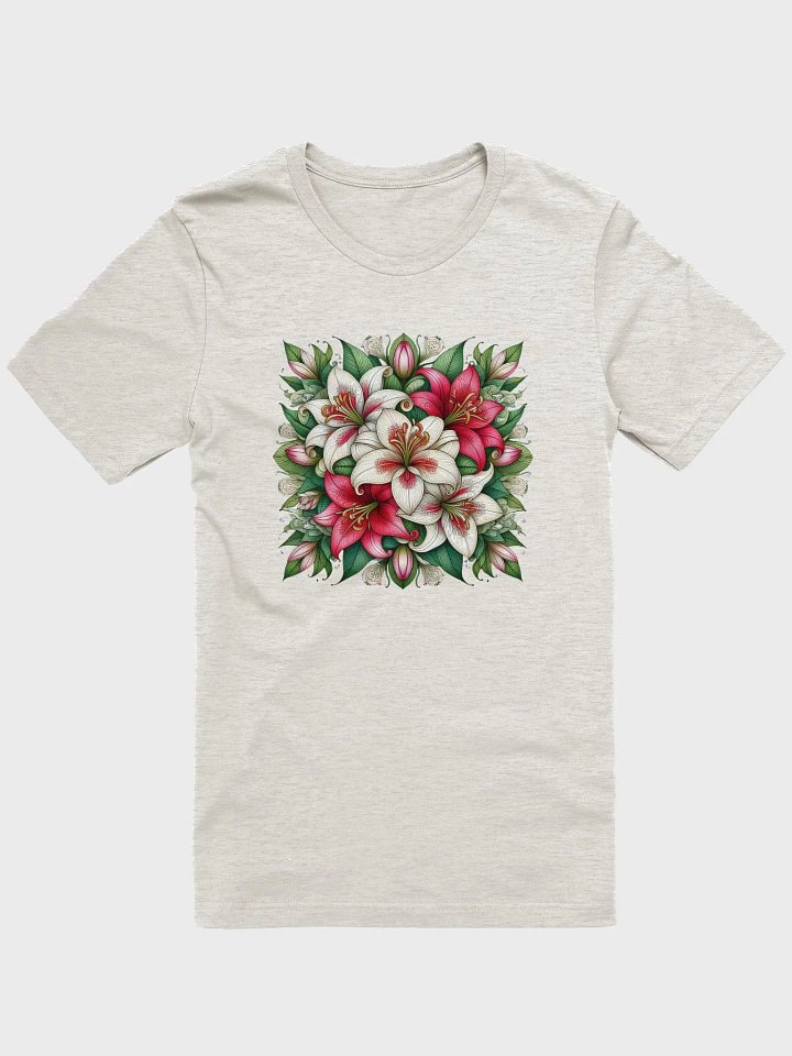 Iconic Comfort T-Shirt | AI Design mandala patterned flowers product image (1)