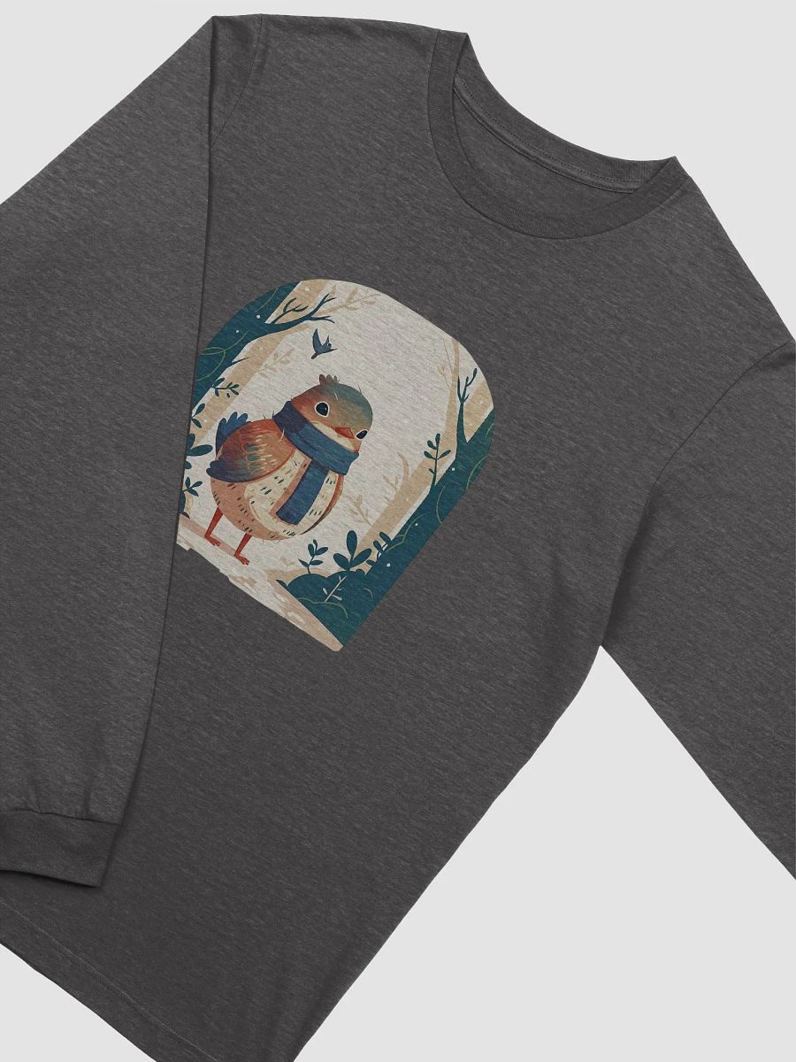 Cozy Winter Bird Long Sleeve Tee product image (3)