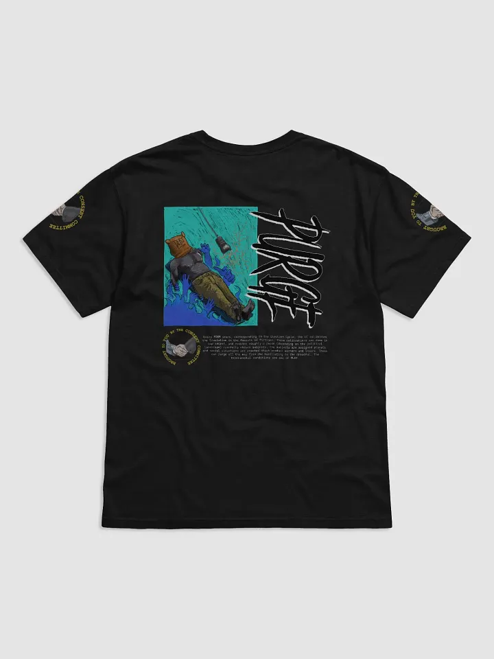 PURGE- PIT & THE PENDULUM T-Shirt Full-design Blue product image (2)