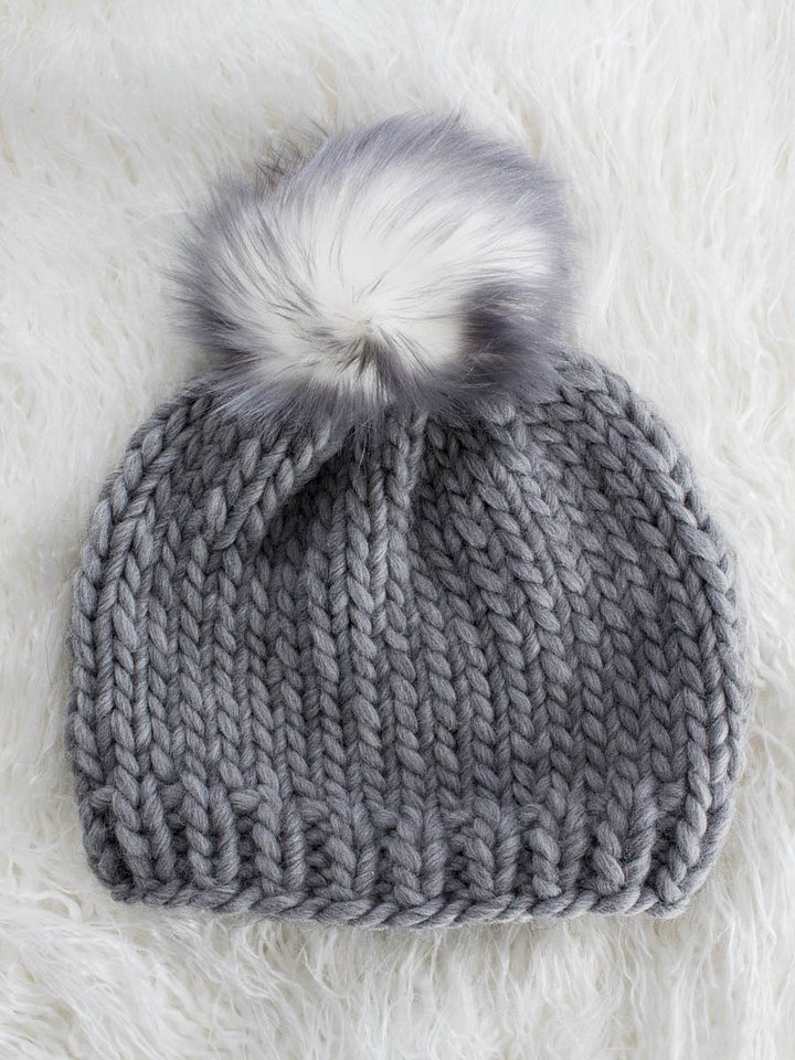Easy Beanie Knitting Pattern - Winter Soul product image (1)