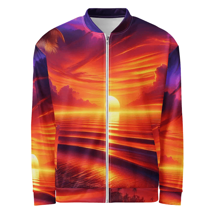 Sunset Serenade Bomber Jacket | AI Design product image (1)