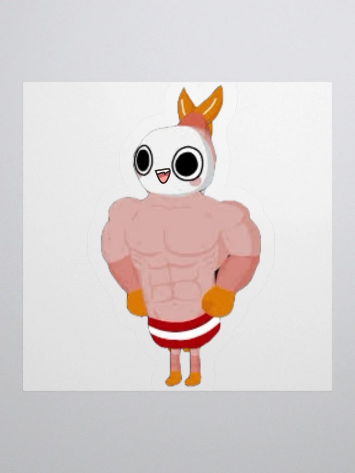 Muscular Shrimpo Sticker product image (1)