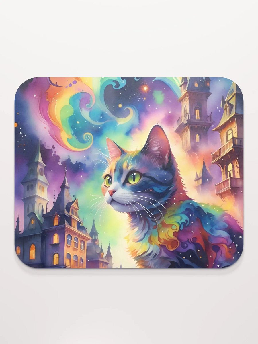 Rainbow Castle Cat Mouse Pad product image (3)