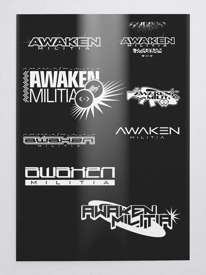 Awaken Sticker Pack - White product image (1)