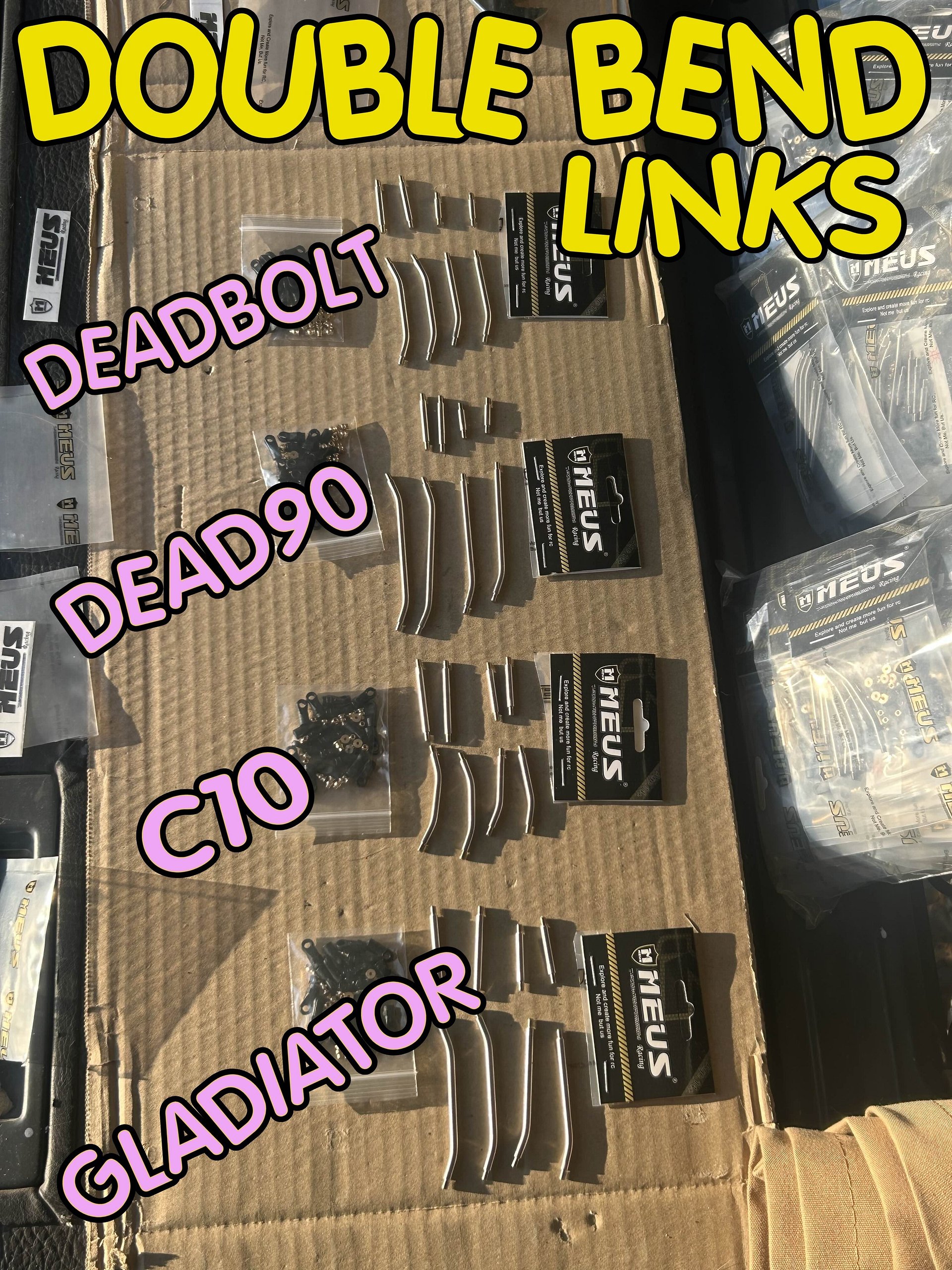 DOUBLE BEND Links (Titanium) product image (1)