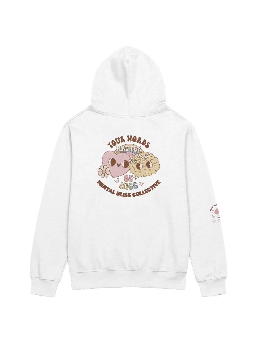 Your Words Matter, Be Nice Unisex Hoodie – Spread Kindness and Positivity product image (11)