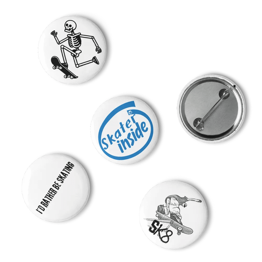 Skater Pin Button Set product image (15)