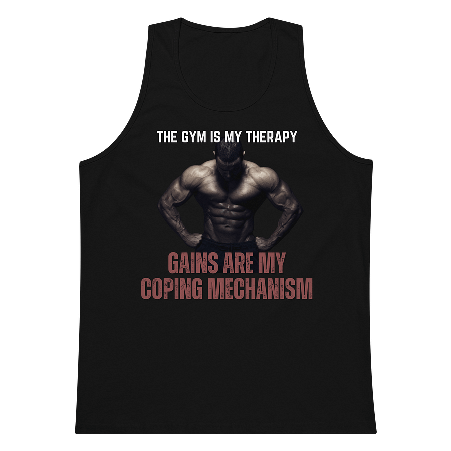 Gains Are My Coping Mechanism Tank Top product image (5)