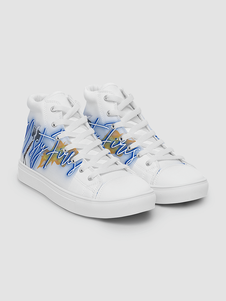 [misty-fires] Men's Hightop Canvas Shoes product image (1)