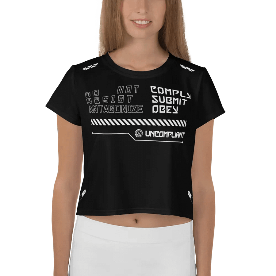 The Statement Crop Top - Black product image (1)