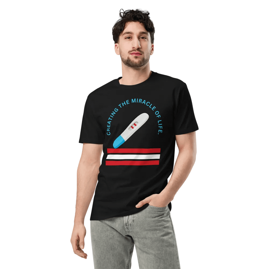 Miracle of Life Pregnancy Test Unisex Tee product image (4)