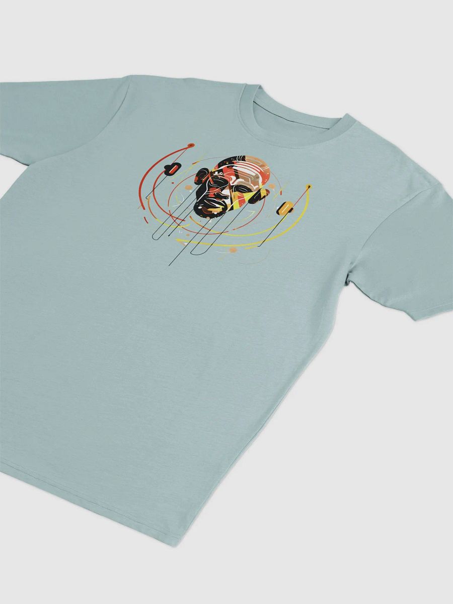 Abstract Headphones Techno Art T-Shirt – Vibrant Music-Inspired Design Tee product image (11)