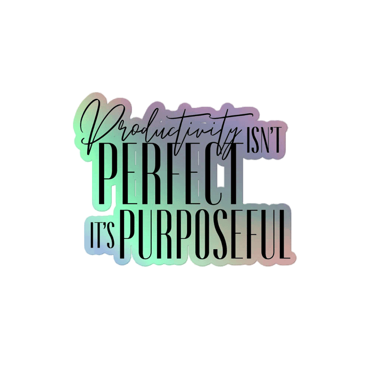 Prayer, Peace, Purpose, and Productivity Sticker product image (2)