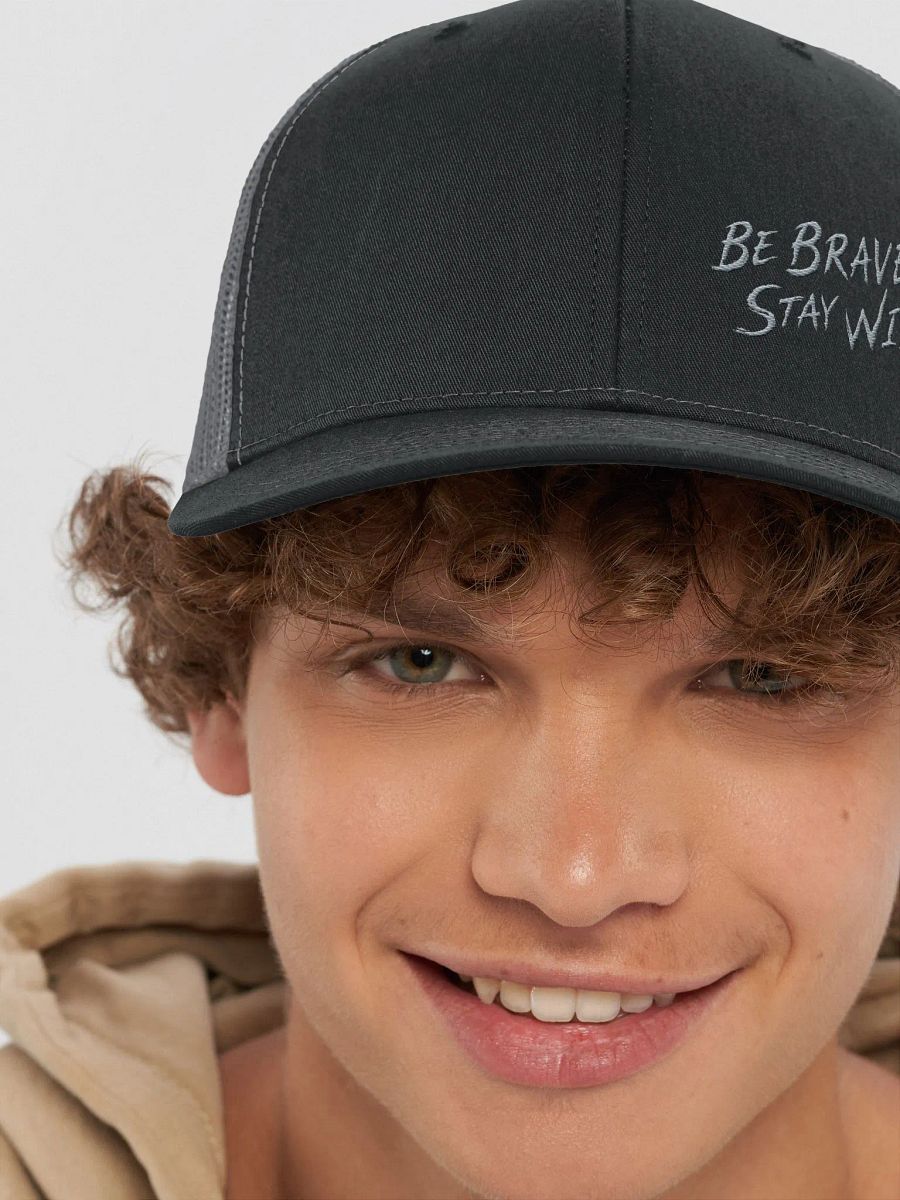 Be Brave, Stay Wild! Trucker Snapback Hat product image (35)