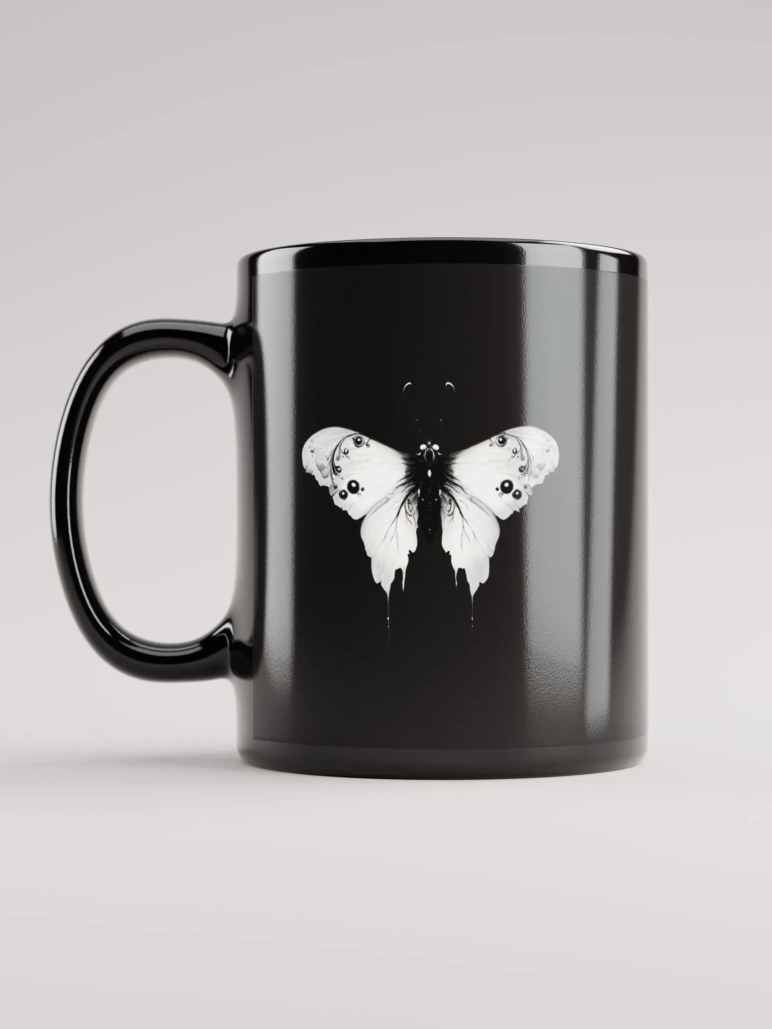 Chasing Shadows High Gloss Mug Black product image (12)